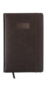 Opakowanie Kalendarz 2025 LUX B6 dzienny  brązowy KK-B6D L