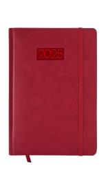 Opakowanie Kalendarz 2025 LUX B6 dzienny czerwony KK-B6D L