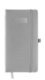 Opakowanie Kalendarz 2025 LUX B6 tygodniowy srebrny KK-DLT L