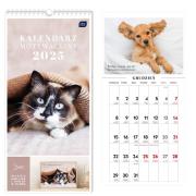 Opakowanie Kalendarz 2025 motywacyjny 22x46cm Koty