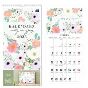 Opakowanie Kalendarz 2025 motywacyjny 22x46cm Kwiaty