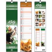Opakowanie Kalendarz 2025 paskowy 13 planszowy Koty