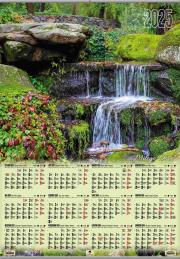 Opakowanie Kalendarz 2025 plakatowy B1 listwowany Strumyk KP-B1 VP.9