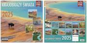 Opakowanie Kalendarz 2025 ścienny Classic Krajobrazy świata