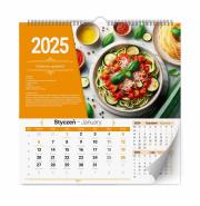 Kalendarz 2025 ścienny Kulinarny LUX. Wydawca: Kalpol. Dadada.pl Opakowanie Kalendarz 2025 ścienny Kulinarny LUX