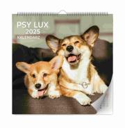 Kalendarz 2025 ścienny Psy LUX. Wydawca: Kalpol. Dadada.pl Opakowanie Kalendarz 2025 ścienny Psy LUX
