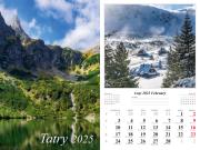 Opakowanie Kalendarz 2025 ścienny Tatry