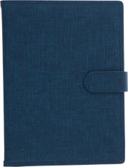 Opakowanie Kalendarz 2025 Sztruks B5 tygodniowy z zapięciem granatowy