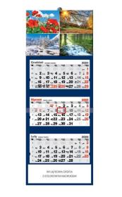 Opakowanie Kalendarz 2025 trójdzielny 4 pory roku