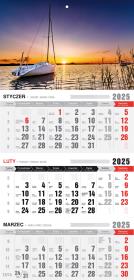 Opakowanie Kalendarz 2025 Trójdzielny ekonomiczny Mazury