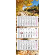 Opakowanie Kalendarz 2025 trójdzielny główka płaska Krajobraz