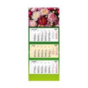 Opakowanie Kalendarz 2025 trójdzielny Kwiaty SB6-3
