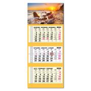 Opakowanie Kalendarz 2025 trójdzielny LUX gł. wypukły Bałtyk