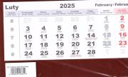 Kalendarz 2025 trójdzielny. Wydawca: Parma Press. Dadada.pl Opakowanie Kalendarz 2025 trójdzielny