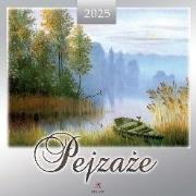 Opakowanie Kalendarz 2025 wieloplanszowy Pejzaże