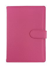 Opakowanie Kalendarz A5 dzienny z zapięciem 2023 ekoskóra malinowy