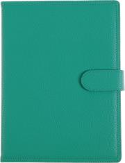 Opakowanie KALENDARZ A5 DZIENNY Z ZAPIĘCIEM 2024 EKOSKÓRA TURKUSOWY