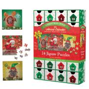 Opakowanie Kalendarz adwentowy 2022 puzzle Christmas Dogs 8924-5738