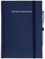 Okładka książki Kalendarz akademicki A5 tyg Cross z gumką granat