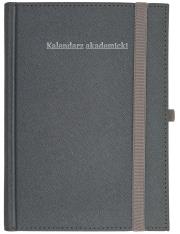 Okładka książki Kalendarz akademicki A5 tyg Cross z gumką srebrny
