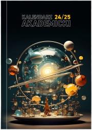 Okładka książki Kalendarz akademicki A5 tyg PCV bezbarwny planety