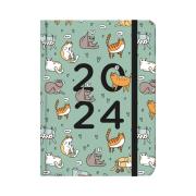 Opakowanie Kalendarz codzienny 2024 B6 Koty ALBI