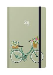 Kalendarz kieszonkowy 2025 T Rower z kwiatami ALBI. Wydawca: Albi. Dadada.pl Opakowanie Kalendarz kieszonkowy 2025 T Rower z kwiatami ALBI