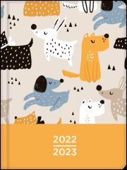 Opakowanie Kalendarz książkowy 18M 2022/2023 Pieski ALBI