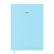 Kalendarz książkowy 2024 A5 błękitny EASY. Wydawca: Easy Stationery. Dadada.pl Opakowanie Kalendarz książkowy 2024 A5 błękitny EASY
