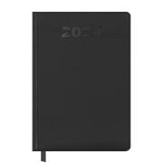 Kalendarz książkowy 2024 A5 czarny EASY. Wydawca: Easy Stationery. Dadada.pl Opakowanie Kalendarz książkowy 2024 A5 czarny EASY