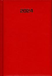 Okładka książki Kalendarz książkowy 2024 A5 dzień na stronie