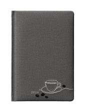 Opakowanie Kalendarz książkowy 2024 A5 dzienny haft szary