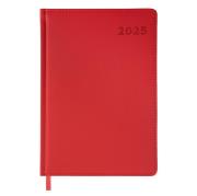 Kalendarz książkowy 2025 A5 czerwony EASY. Wydawca: Easy Stationery. Dadada.pl Opakowanie Kalendarz książkowy 2025 A5 czerwony EASY