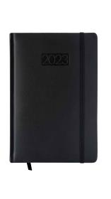 Opakowanie Kalendarz Lux z gumką A5 tygodniowy brązowy V5