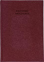 Opakowanie Kalendarz naucz. 2023/24 A5 tyg. natura bordowy