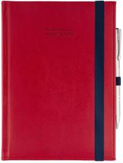 Okładka książki Kalendarz naucz. 2024/2025 A5 D gumka czerwony