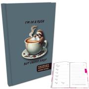 Kalendarz nauczyciela 2024/2025 A5 tygodniowy Leniwiec kawa. Wydawca: EV-Corp. Dadada.pl Opakowanie Kalendarz nauczyciela 2024/2025 A5 tygodniowy Leniwiec kawa