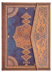 Opakowanie Kalendarz Paperblanks 2023 Safavid Indigo Midi Tygodniowy