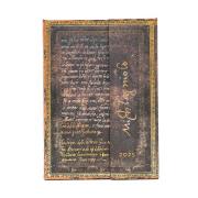 Opakowanie Kalendarz Paperblanks 2025 Michelangelo, Handwriting Midi tygodniowy VER