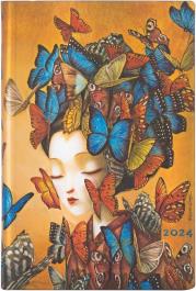 Opakowanie Kalendarz tygodniowy mini 2024 Madame Butterfly