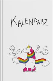 Kalendarz z jednorożcami Chatolandia 2025. Autor: MYSZKOWSKA ILONA. Dadada.pl Okładka książki Kalendarz z jednorożcami Chatolandia 2025