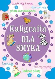 Kaligrafia dla smyka. Autor: Wileńska Agnieszka. Dadada.pl Okładka książki Kaligrafia dla smyka