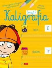 Kaligrafia. Zeszyt 2. Autor: Agnieszka Kamińska. Dadada.pl Okładka książki Kaligrafia. Zeszyt 2