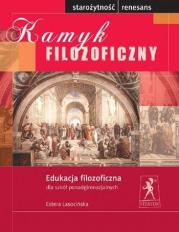 Kamyk filozoficzny. Starożytność-Renesans w.4. Autor: Estera Lasocińska. Dadada.pl Okładka książki Kamyk filozoficzny. Starożytność-Renesans w.4