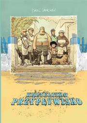 Kąpielisko Przypływisko. Autor: Isaac Sanchez. Dadada.pl Okładka książki Kąpielisko Przypływisko