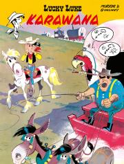 Karawana. Lucky Luke. Tom 24. Autor: René Goscinny, Morris. Dadada.pl Okładka książki Karawana. Lucky Luke. Tom 24