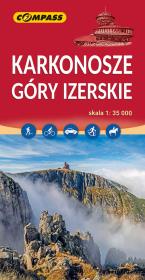 Karkonosze , Góry Izerskie 1:35 000. Autor:   Praca zbiorowa. Dadada.pl Okładka książki Karkonosze , Góry Izerskie 1:35 000
