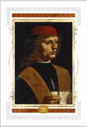 Opakowanie Karnet 16x23 B-3J 515 003 + koperta Leonardo DaVin