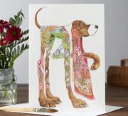 Opakowanie Karnet A009 B6 + koperta Pies ogar