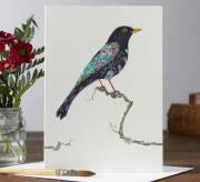 Opakowanie Karnet A046 B6 + koperta Ptak kos